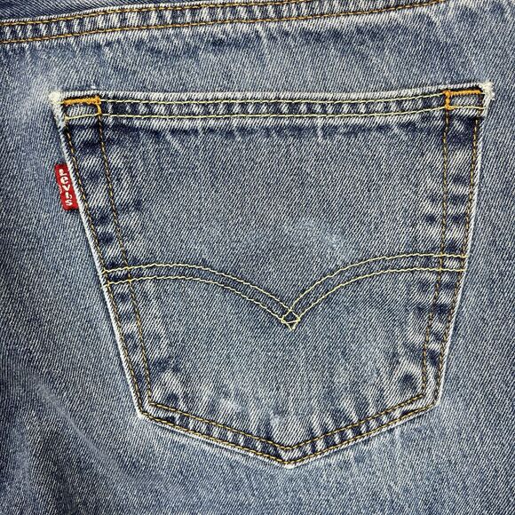 Levi’s 505 Men’s Jeans Blue 38x34 Straight Leg Regular Fit Denim Pants - Picture 9 of 15